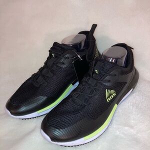 RBX Black and Neon Green Athletic Shoes